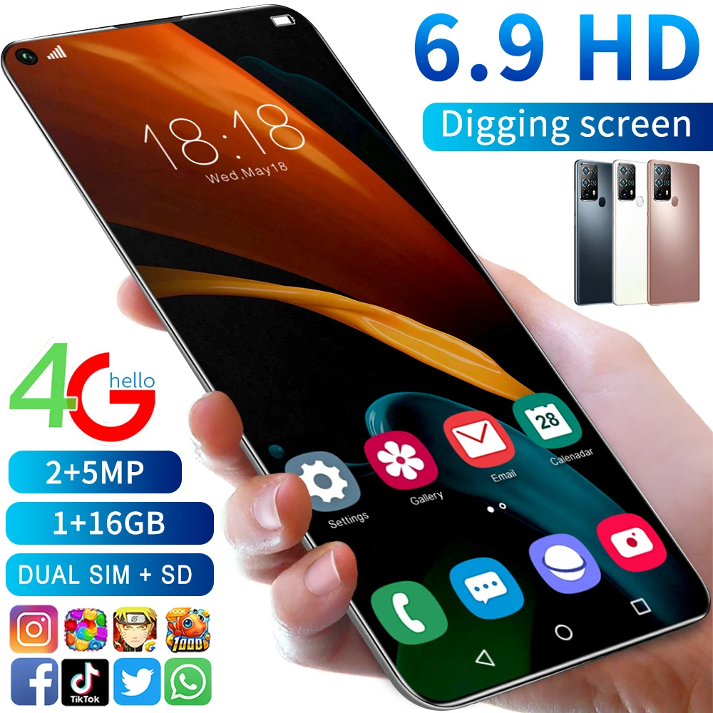 Smart phone 1GB+8GB Android mobile phones 6.9 inch 4G LTE dual sim Cellphone, Can be customized
Smart phone 1GB+8GB Android mobile phones 6.9 inch 4G LTE dual sim Cellphone, Can be customized