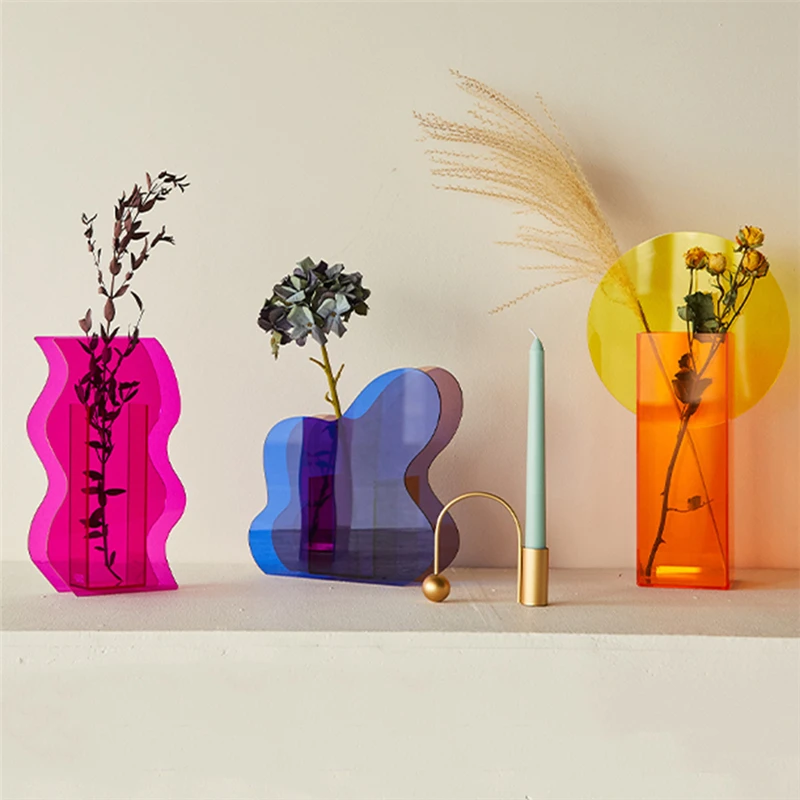 Fashion Geometric Test Tube Vase Clear Colorful Pink Decoration Livingroom Plastic Acrylic Vase For Weddings Flowers
Fashion Geometric Test Tube Vase Clear Colorful Pink Decoration Livingroom Plastic Acrylic Vase For Weddings Flowers