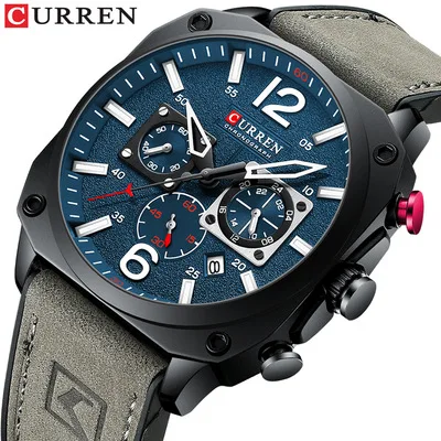 Curren 8398 new arrival 3 dials men quartz watch 
Curren 8398 new arrival 3 dials men quartz watch