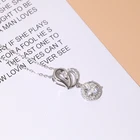 Charms Pendant Designer Pendants FFT Amazon Hot Sale Round Moissanite Stone Sacred Heart Charms Pendant