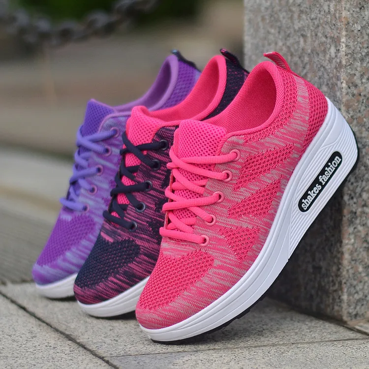 Hot Selling Ladies Casual Shoes Plate Heel Casual Shoe For Women