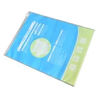 storage thick transparent zip lock garment bag packaging sizes