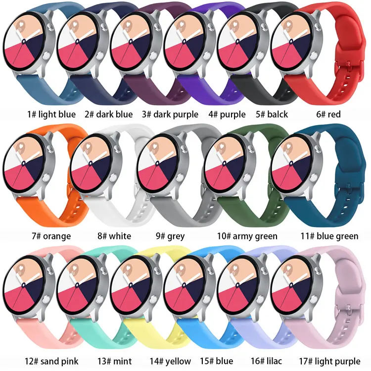 20mm 22mm Silicone Band For Samsung Galaxy Watch Silicone Sports Wristband Replacement Watch Band Strap for Samusung, Optional
20mm 22mm Silicone Band For Samsung Galaxy Watch Silicone Sports Wristband Replacement Watch Band Strap for Samusung, Optional