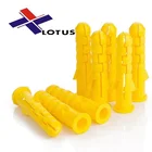 Pieces Wall Plug 100 Pieces 6*30 Plastic Nylon Winged Butterfly Toggle Anchor/hollow Wall Plug