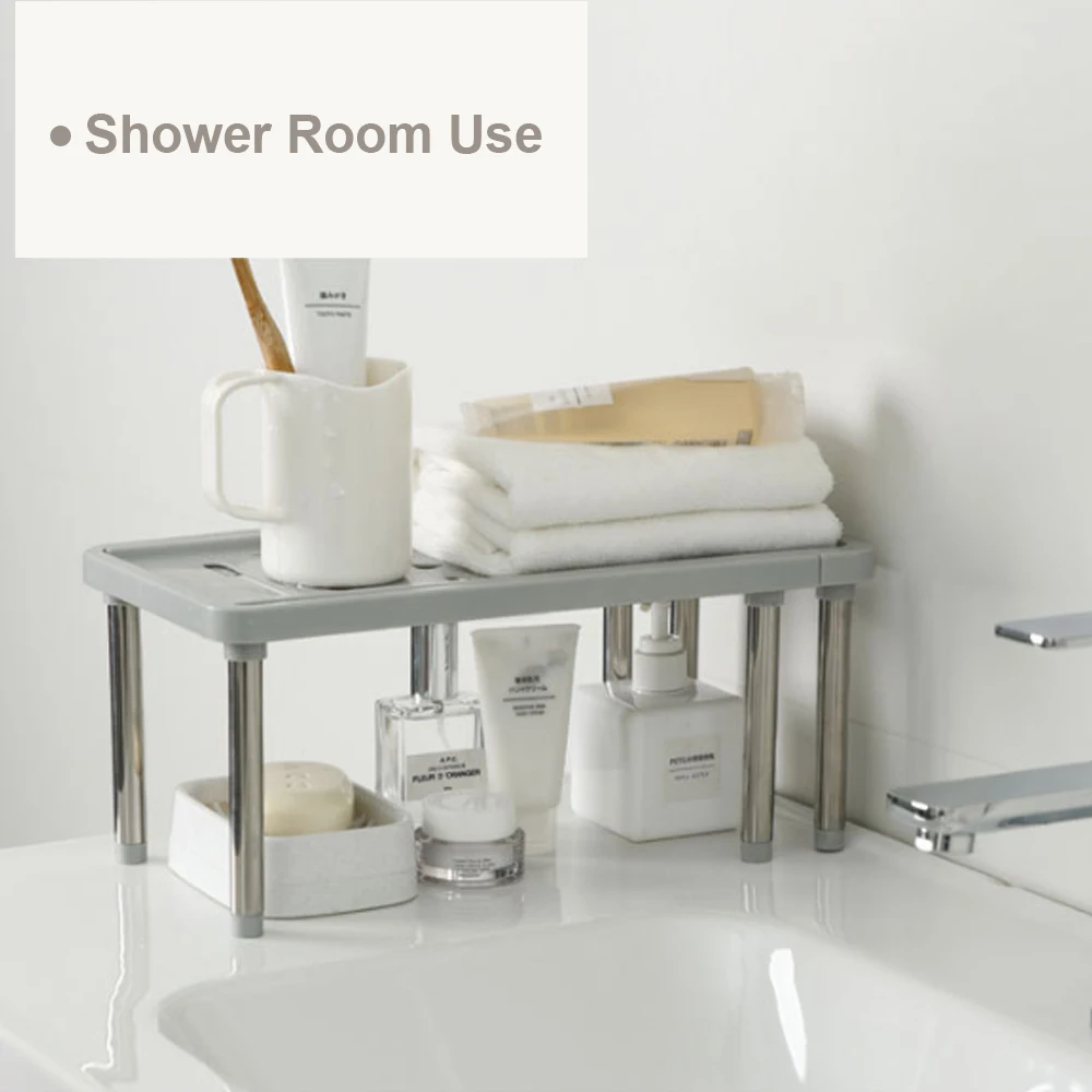 Extendable Storage Shelf Kitchen Cabinet Holders Closet Organizer Storage Rack for Kitchen Bathroom 1pcs, White, gray
Extendable Storage Shelf Kitchen Cabinet Holders Closet Organizer Storage Rack for Kitchen Bathroom 1pcs, White, gray