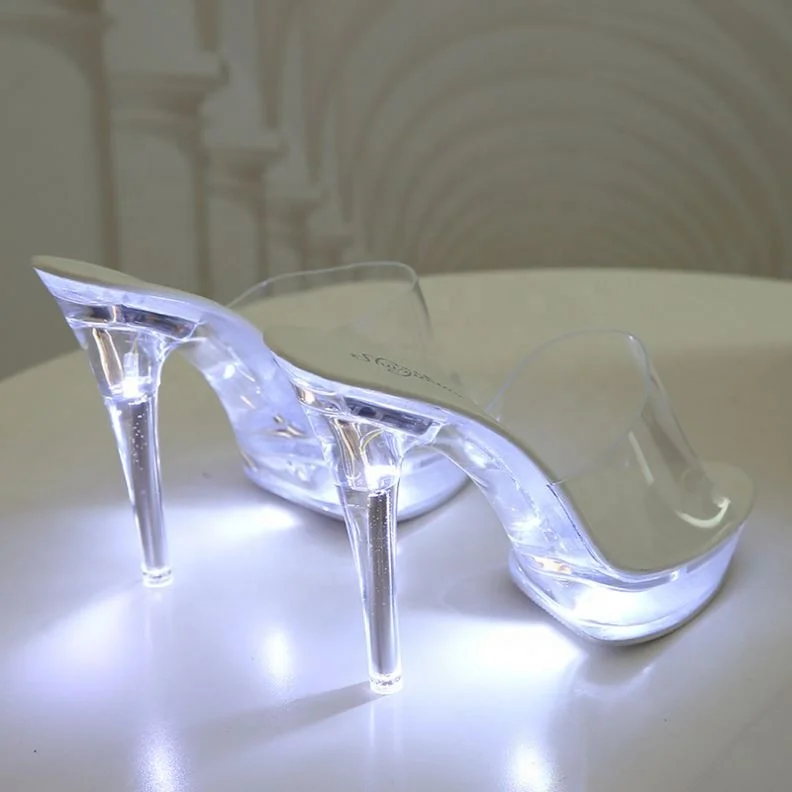 Ladies Luxury Heel Shoes Designer Platform Jelly Sandals 13Cm Heels Summer Luminous Vendors High For Women
Ladies Luxury Heel Shoes Designer Platform Jelly Sandals 13Cm Heels Summer Luminous Vendors High For Women