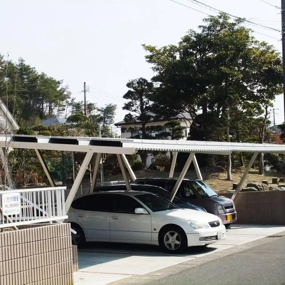 marxisme Picasso tøj Hjem 2 Carport monteringssystem til parkering aluminium shed solar bil  tagholdere PV Beslag