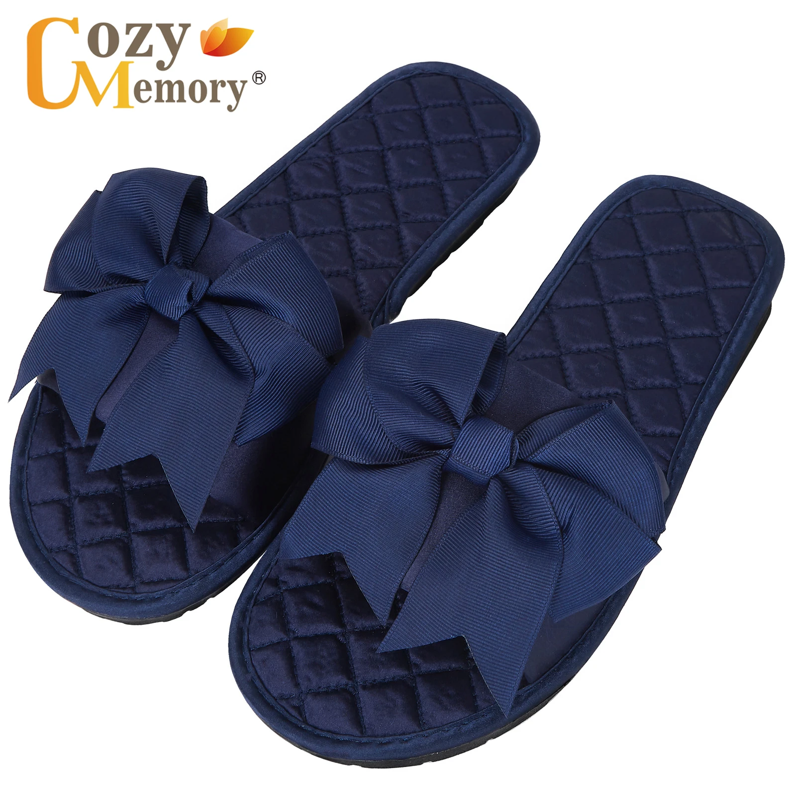Cozy Memory Luxury Satin Bow Tie Slippers For Women Memory Foam Summer Flat Sandals Open Toe Shoes Indoor Outdoor
Cozy Memory Luxury Satin Bow Tie Slippers For Women Memory Foam Summer Flat Sandals Open Toe Shoes Indoor Outdoor
