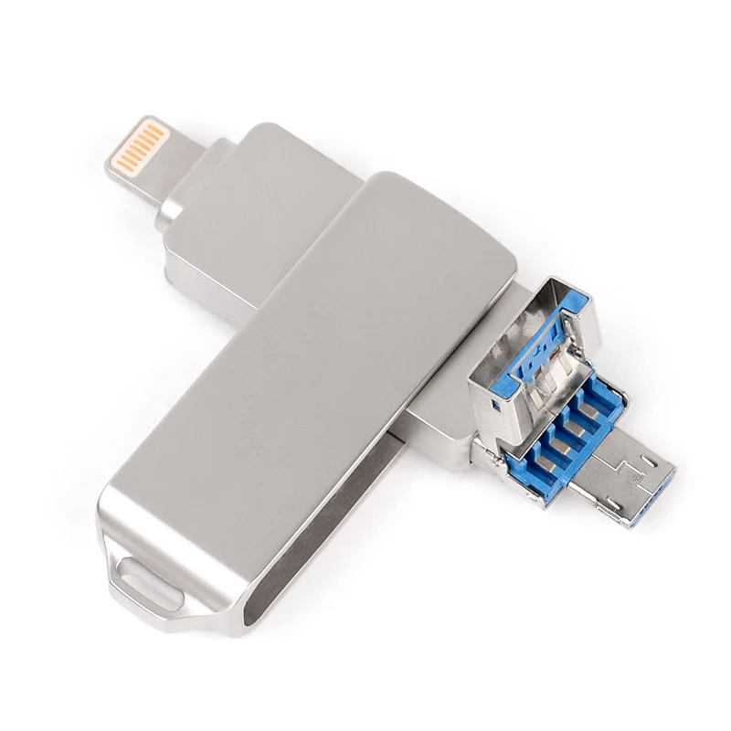 Wholesale hot metal 3 in 1 USB Flash Drive 16GB 8GB 32GB Memory Stick 64GB 128g pendrives For IOS Android
Wholesale hot metal 3 in 1 USB Flash Drive 16GB 8GB 32GB Memory Stick 64GB 128g pendrives For IOS Android