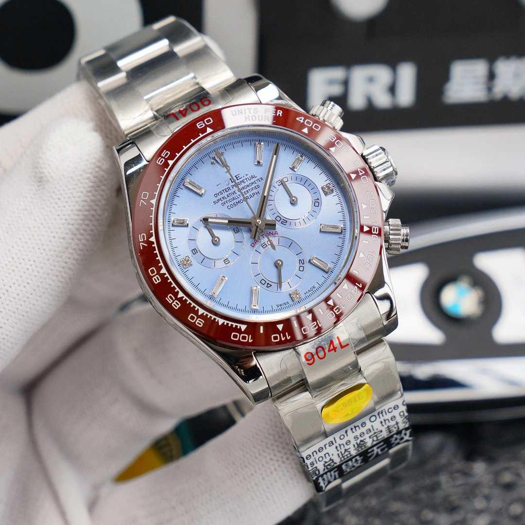 Luxury Brand Style Chronograph Watch 904L Stainless Steel Mechanical Rolexables Watches Wristwatches
Luxury Brand Style Chronograph Watch 904L Stainless Steel Mechanical Rolexables Watches Wristwatches