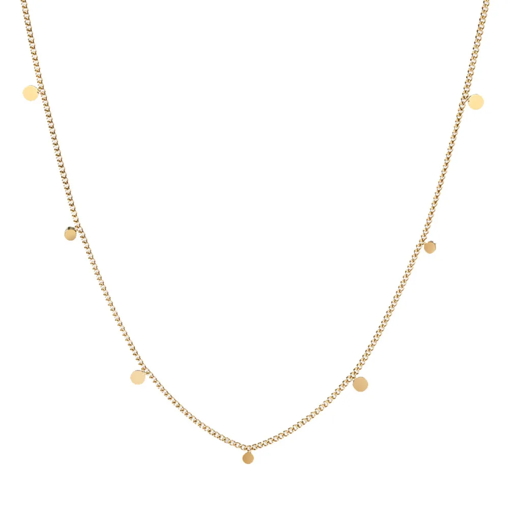 Minimalist Mama 18k Gold Plated Bead Chain Choker Necklace Stainless Steel Ball Pendant Charm Necklace
Minimalist Mama 18k Gold Plated Bead Chain Choker Necklace Stainless Steel Ball Pendant Charm Necklace