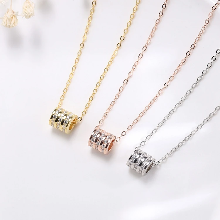 G53 Small Waist Zircon Neck Chain Jewelry S925 Sterling Silver Pendant Gold Choker Round Tube Women Necklace
G53 Small Waist Zircon Neck Chain Jewelry S925 Sterling Silver Pendant Gold Choker Round Tube Women Necklace