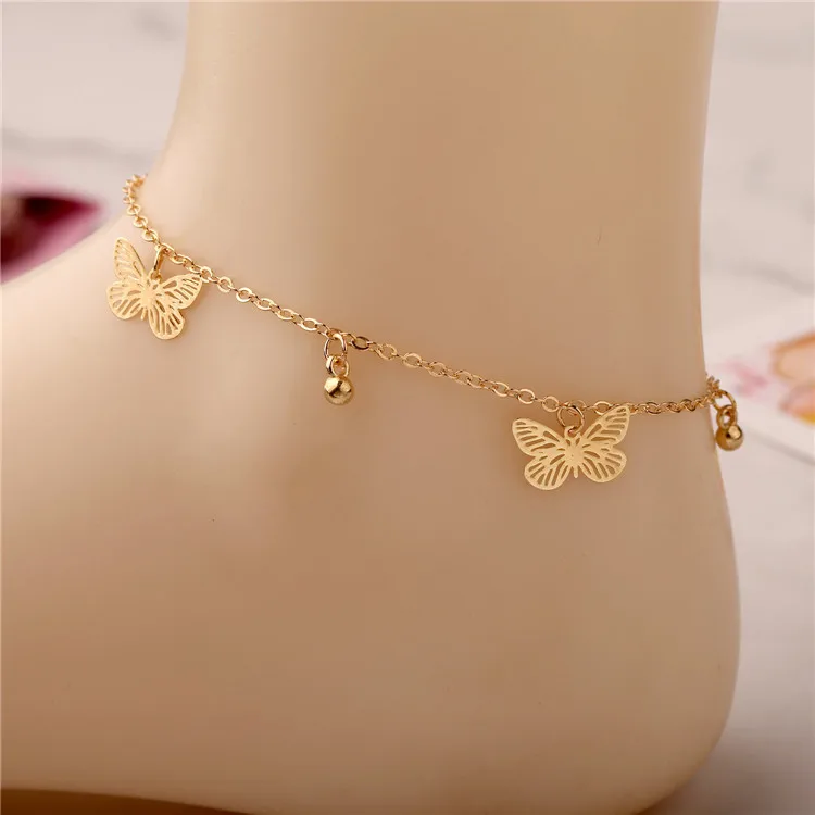Stainless Steel Wholesale Chain Foot Ladies Gold Butterfly Anklets Foot Jewelry, Silver,gold
Stainless Steel Wholesale Chain Foot Ladies Gold Butterfly Anklets Foot Jewelry, Silver,gold