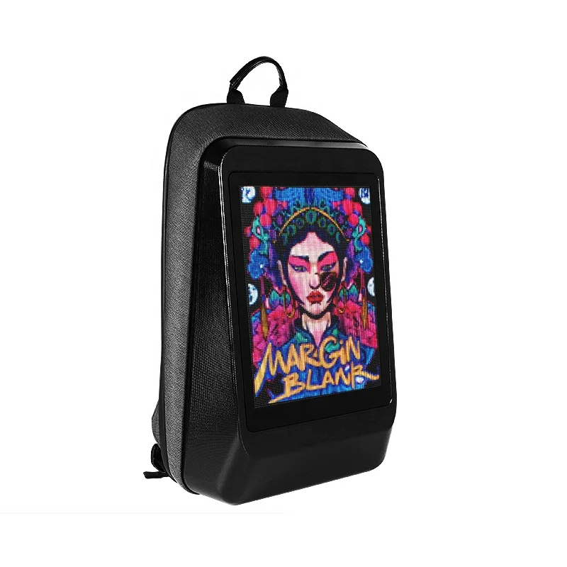 Smart waterproof newest hot sale King Kong LED backpacks high quality walking advertising machine LED display backpacks, Black
Smart waterproof newest hot sale King Kong LED backpacks high quality walking advertising machine LED display backpacks, Black