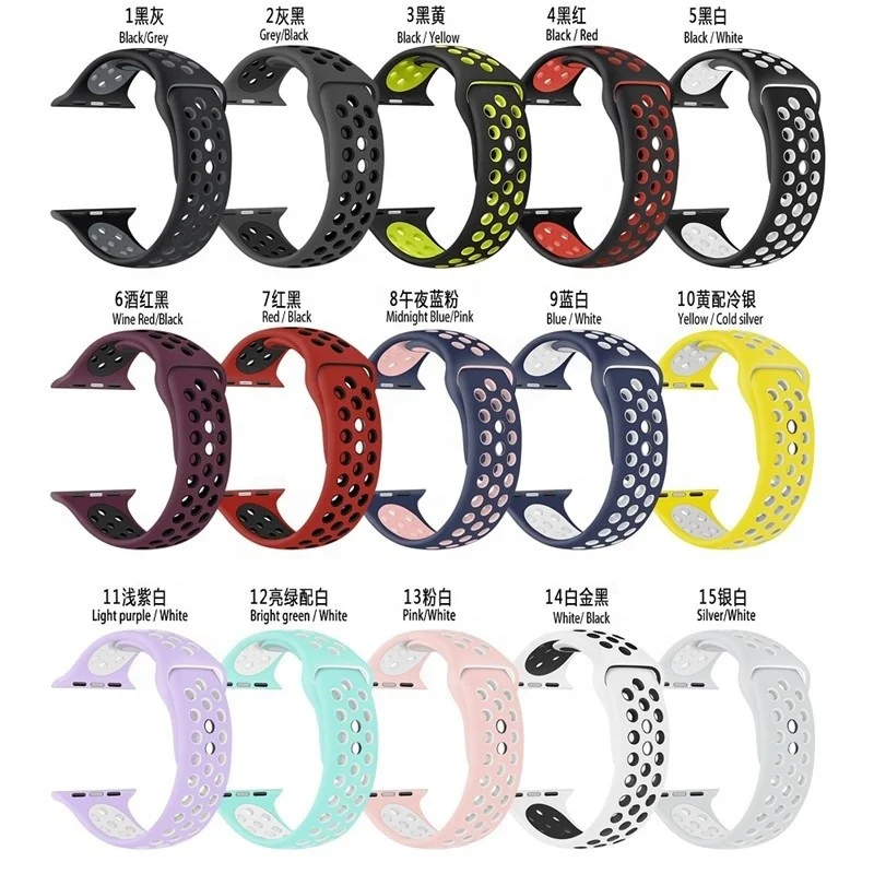 For Apple Watch Band,For Apple Watch Strap, Silicone Sport Smart Watch Band For iWatch Accessories, Colorful
For Apple Watch Band,For Apple Watch Strap, Silicone Sport Smart Watch Band For iWatch Accessories, Colorful