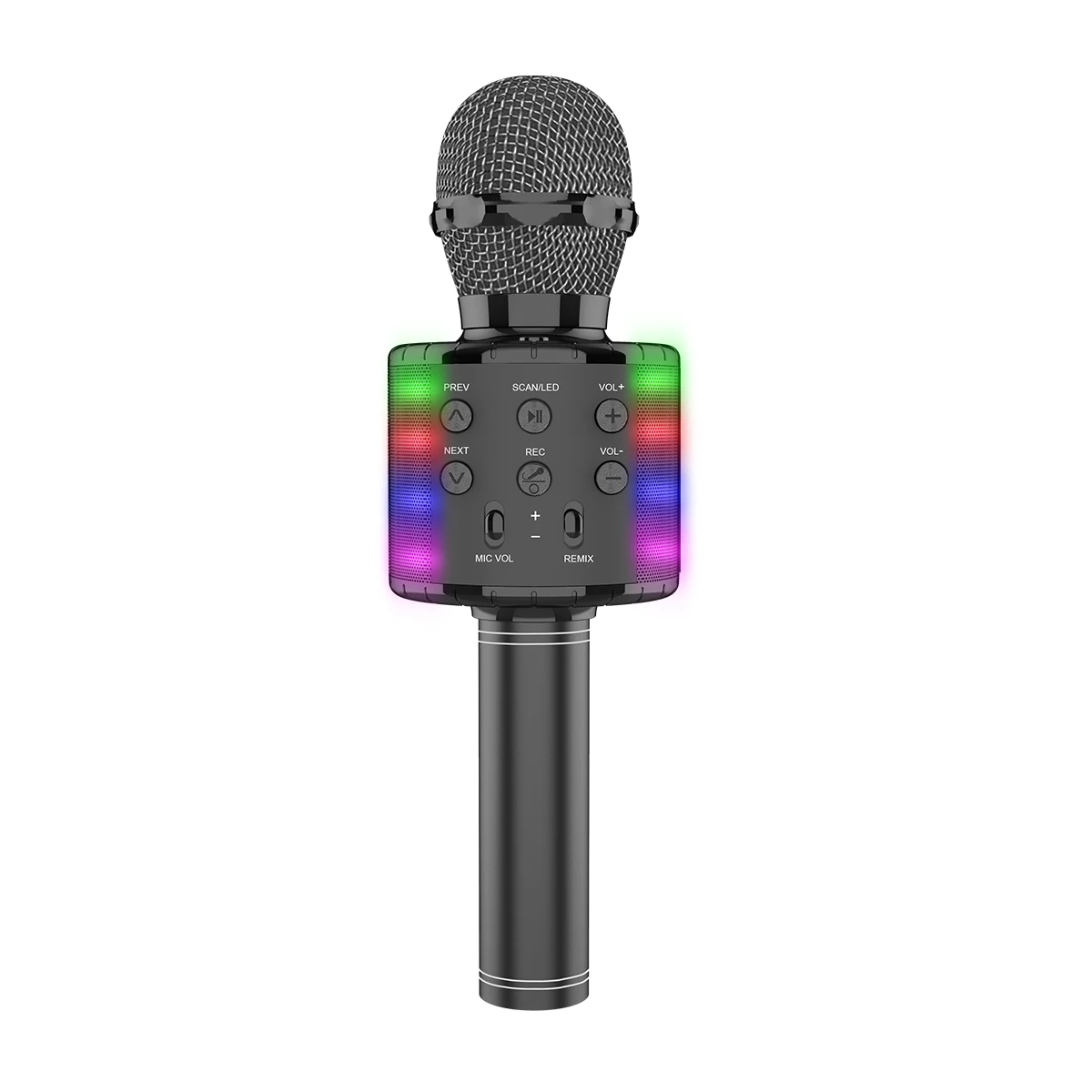 Portable Handheld Led Lights Wireless Karaoke Microphone USB Recreation Mike for Kids Singing Mic, Black,red,white,silver,golden,costom
Portable Handheld Led Lights Wireless Karaoke Microphone USB Recreation Mike for Kids Singing Mic, Black,red,white,silver,golden,costom