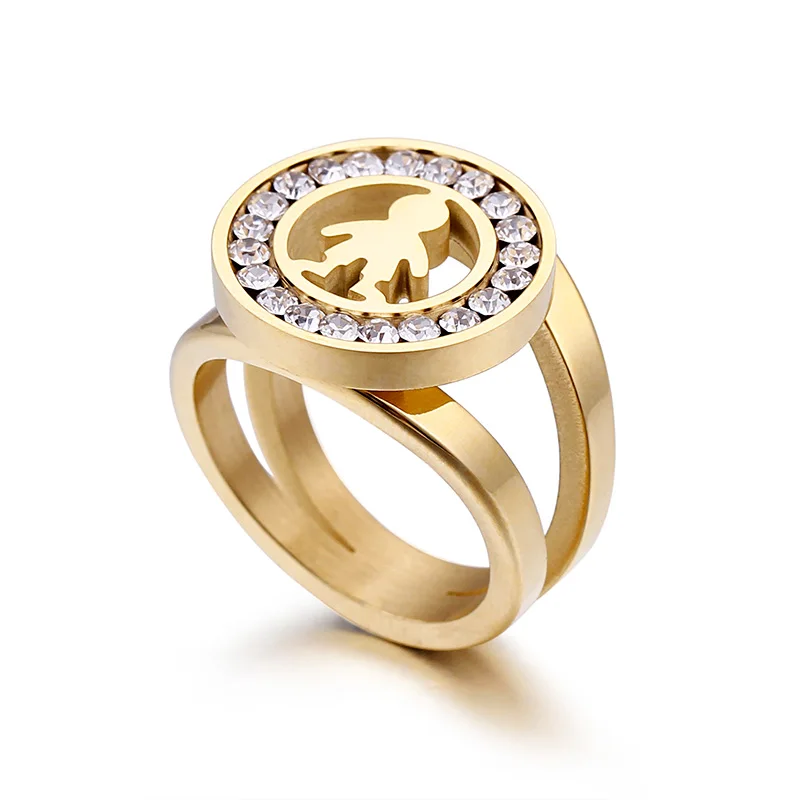 Wholesale Supply Jewelry Accessories Couple Ring Wedding Stainless Steel Round Finger Ring For Women, Silver/gold
Wholesale Supply Jewelry Accessories Couple Ring Wedding Stainless Steel Round Finger Ring For Women, Silver/gold