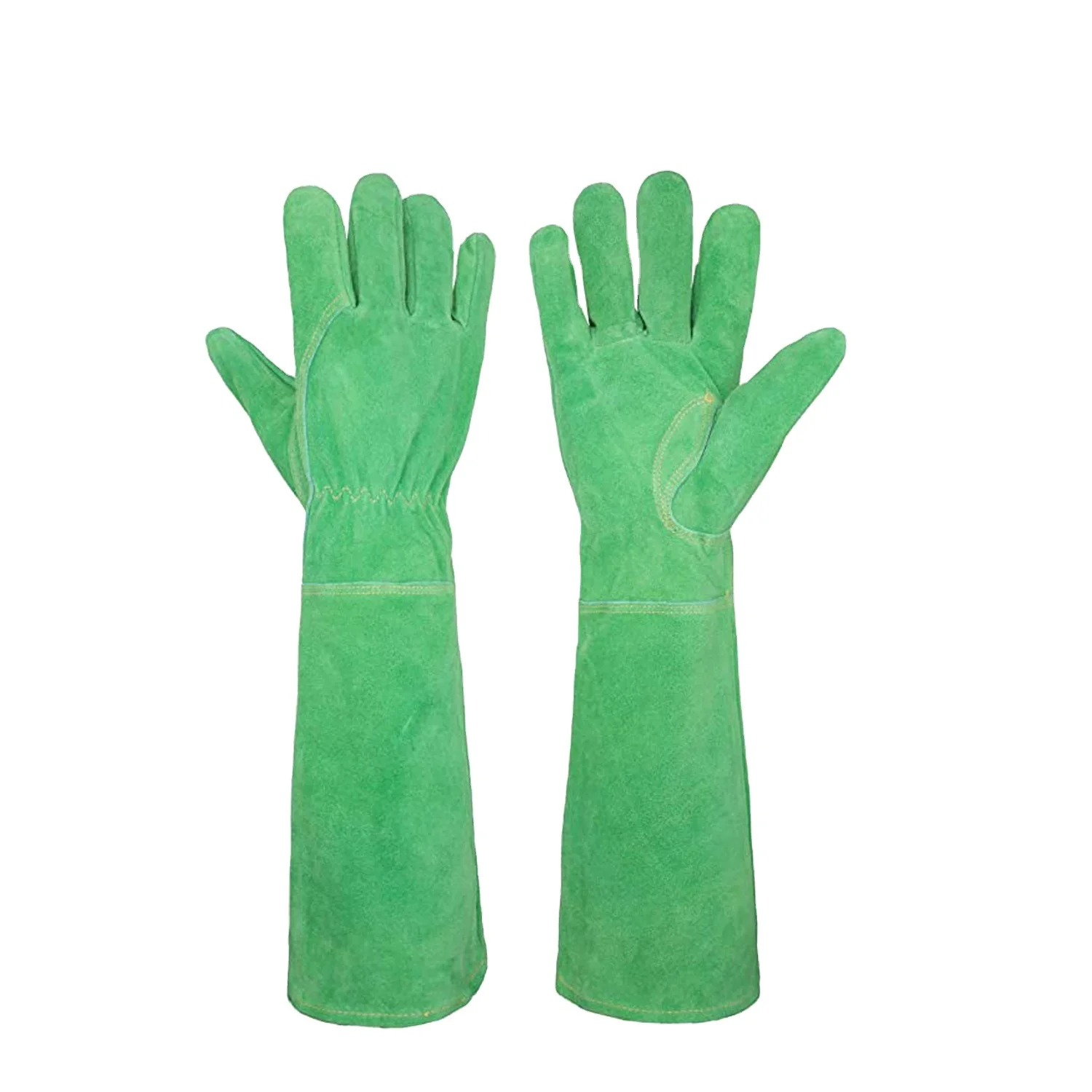 HANDLANDY Breathable Pigskin Leather Gauntlet Garden Gloves for Digging Planting Hand Gloves for Gardening, Green/any customized color
HANDLANDY Breathable Pigskin Leather Gauntlet Garden Gloves for Digging Planting Hand Gloves for Gardening, Green/any customized color
