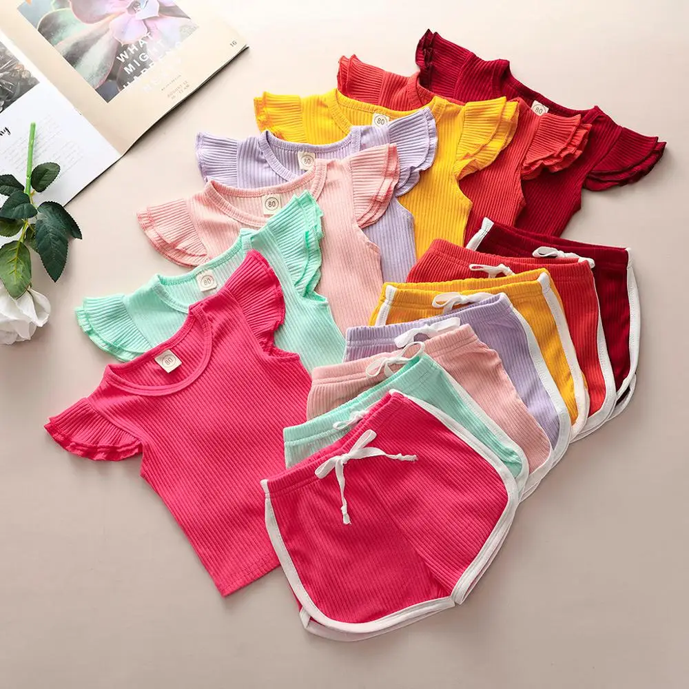 New Girls Summer Clothing Sets Short Sleeve Tops Shorts Fashion 2Pcs Kid Girls Outfit Sets Casual Baby Girls Clothes Sets, As picture
New Girls Summer Clothing Sets Short Sleeve Tops Shorts Fashion 2Pcs Kid Girls Outfit Sets Casual Baby Girls Clothes Sets, As picture