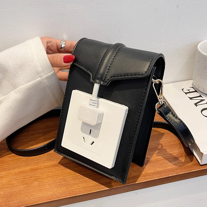 2022 New Fashion Creative Design Purse Switch Socket Bag Women Novelty Street Bags Shoulder Handbag Telephone Purse, Picture shows
2022 New Fashion Creative Design Purse Switch Socket Bag Women Novelty Street Bags Shoulder Handbag Telephone Purse, Picture shows