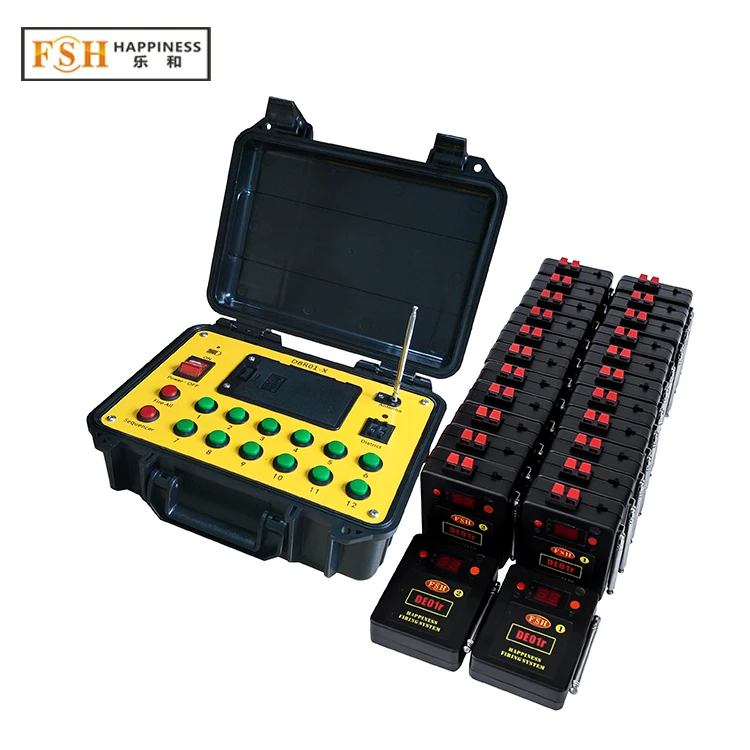 Factory price 24 channels 150M long distance wireless remote control fireworks firing system for parties