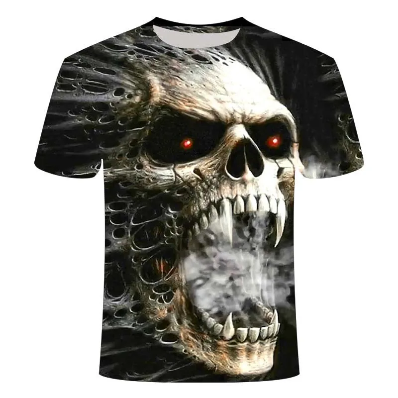 Free Shipping S-6XL Summer new fashion short sleeved T-shirt with skull 3d digital printing T shirt for men
Free Shipping S-6XL Summer new fashion short sleeved T-shirt with skull 3d digital printing T shirt for men