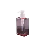 150ml PETG Square Shampoo Bottle Lotion Pump Hair Care Black Bottle Shampoo Empty Plastic Bottles