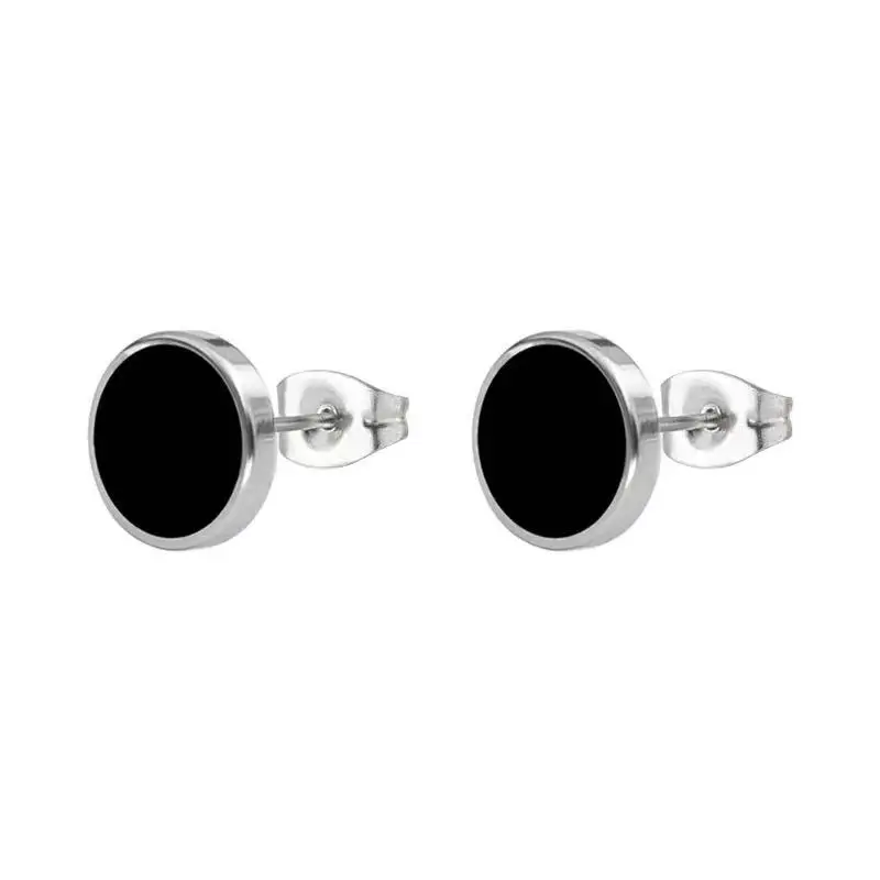 Fashion trend Earrings stainless steel round cake dumbbell drop glue barbell earrings for men and women
Fashion trend Earrings stainless steel round cake dumbbell drop glue barbell earrings for men and women