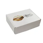 Custom printed hair extension packaging White shipping glossy corrugated mailer gift box with logo