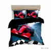 Cars Duvet Cover Set, Cartoon Monster Truck Cool Vehicle Modified to The Perfection Colorful Design, Decorative 3 Piece Bedding