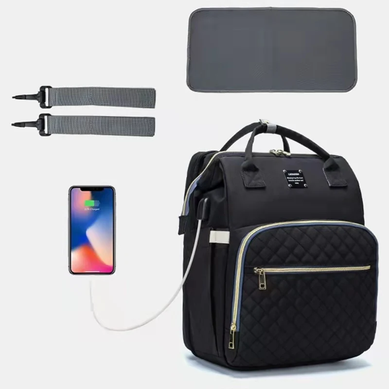 USB waterproof baby folding crib bed bags mommy travel diaper backpack maternity bags mommy bag with diaper mat
USB waterproof baby folding crib bed bags mommy travel diaper backpack maternity bags mommy bag with diaper mat