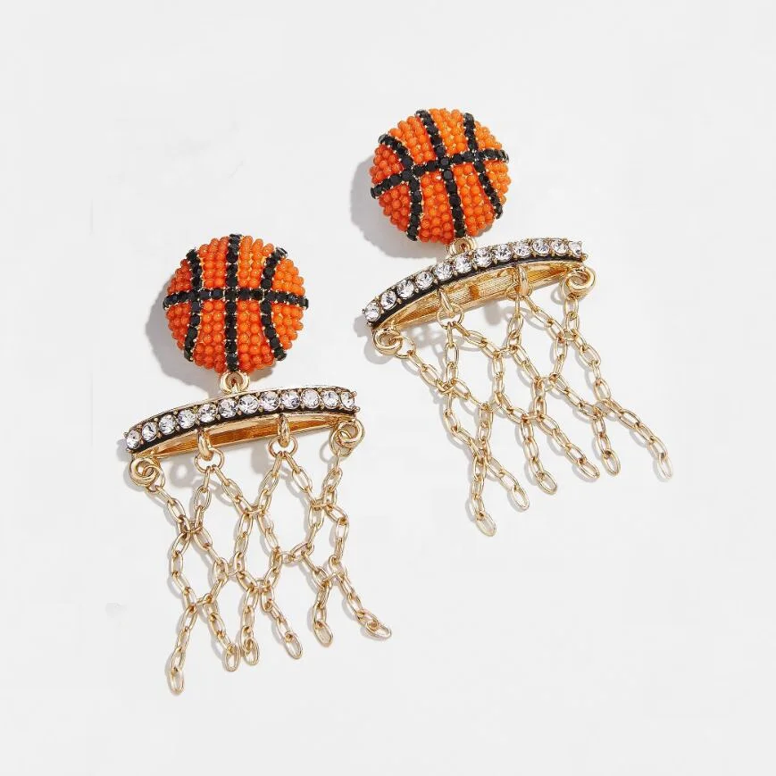 Stylish Softball Baseball Basketball Soccer Sport Crystal Pendant Earrings Full Rhinestone Dangle Drop Statement Earrings Women, Many colors fyi
Stylish Softball Baseball Basketball Soccer Sport Crystal Pendant Earrings Full Rhinestone Dangle Drop Statement Earrings Women, Many colors fyi
