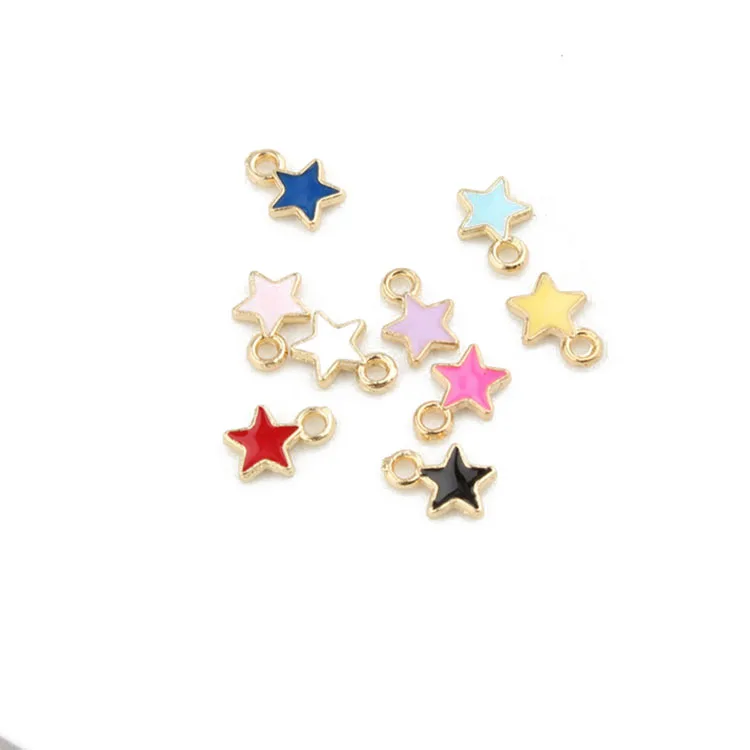 JS1517 Mini Chic Enamel Star Charm for Jewelry Bracelet Making,tiny jewelry supplies
JS1517 Mini Chic Enamel Star Charm for Jewelry Bracelet Making,tiny jewelry supplies