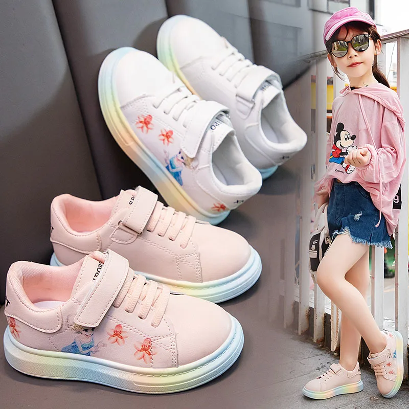 Children's Leather Board Shoes Flat Bottom SmallWhiteShoesPrincessCartoon Student Sports Shoes Solid Soft Bottom Baby Girl Shoes
Children's Leather Board Shoes Flat Bottom SmallWhiteShoesPrincessCartoon Student Sports Shoes Solid Soft Bottom Baby Girl Shoes