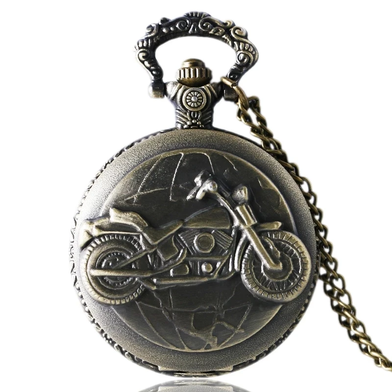 Motorcycle Watch Necklace Old Simple Round Antique Bronze Round Pocket Watch Necklace Pendant Motorcycle Watch Necklace, Picture shows
Motorcycle Watch Necklace Old Simple Round Antique Bronze Round Pocket Watch Necklace Pendant Motorcycle Watch Necklace, Picture shows