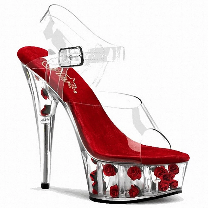 15 Cm Pole Dancing Luxury love&roses shoes high quality heels slippers Platform women's sexy wedding rose sandals for bride
15 Cm Pole Dancing Luxury love&roses shoes high quality heels slippers Platform women's sexy wedding rose sandals for bride
