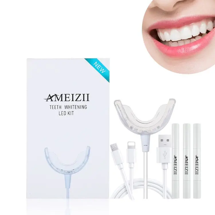 OEM Portable Home LED Lamp Tooth Whitener Oral Hygiene Wired Teeth Whitening Kit Zahn Care Cleaning Gel Pen Clareamento Dental
OEM Portable Home LED Lamp Tooth Whitener Oral Hygiene Wired Teeth Whitening Kit Zahn Care Cleaning Gel Pen Clareamento Dental