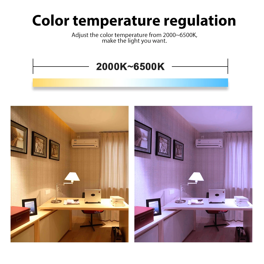 AC 100- 240V Auto Lights China LED Lamp Manufacture E26 E27 Zigbee Light Link Bulb 6w - ANKUX.COM