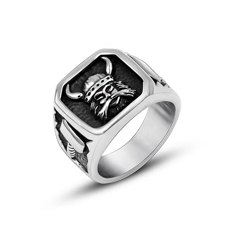 Punk Vintage Animal Stainless Steel Wolf Warriors Ring for Men, According to your requirements
Punk Vintage Animal Stainless Steel Wolf Warriors Ring for Men, According to your requirements