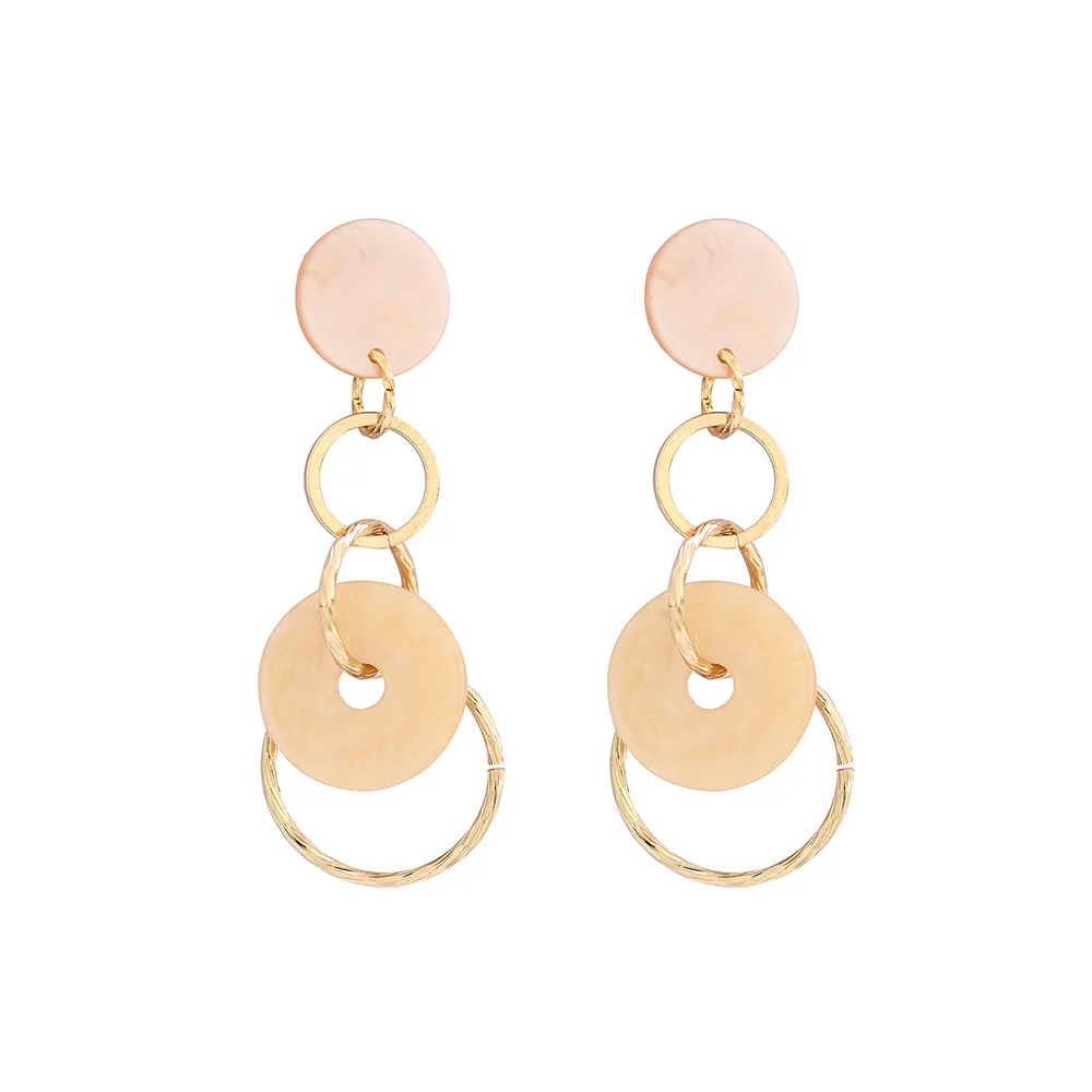 Fashion Real Gold Plated Acetate Geometric Round Drop Earrings Acrylic Gold Loop Pendant Earring
Fashion Real Gold Plated Acetate Geometric Round Drop Earrings Acrylic Gold Loop Pendant Earring