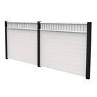Modern garden aluminium gates and fences design