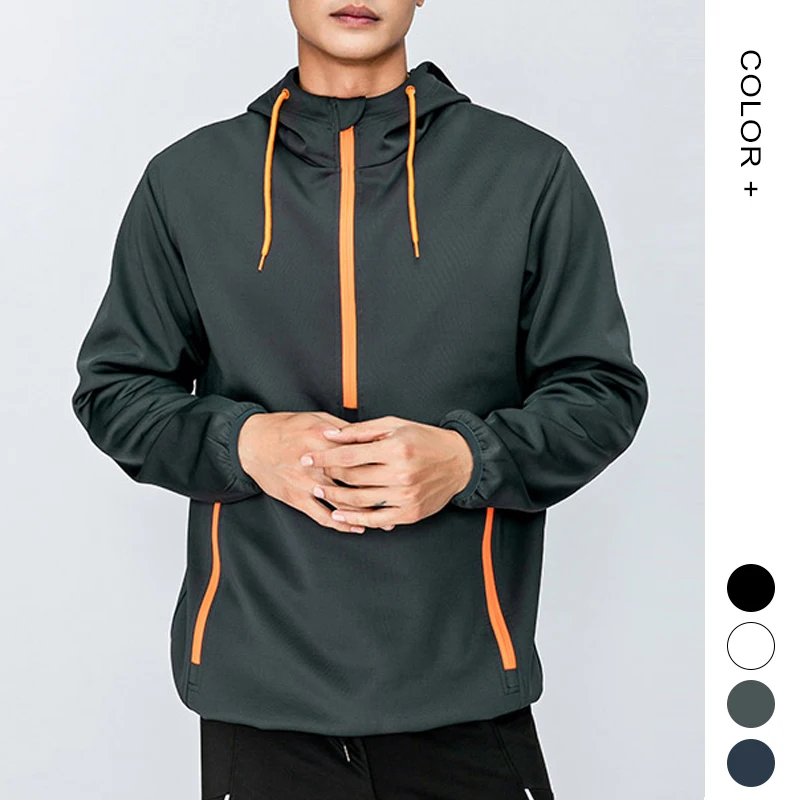 Quick-Dry Windproof Jacket Pullover Commuter Jackets 1/4 Zip Men's Waterproof Running Jacket, Black,white,dark blue,gray
Quick-Dry Windproof Jacket Pullover Commuter Jackets 1/4 Zip Men's Waterproof Running Jacket, Black,white,dark blue,gray