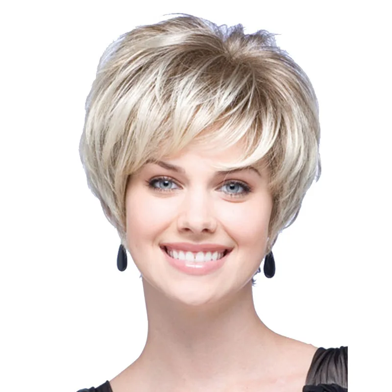 fashion Short hair Wigs Dropshipping Simulated human hair for girl used Chemical fiber hair
fashion Short hair Wigs Dropshipping Simulated human hair for girl used Chemical fiber hair