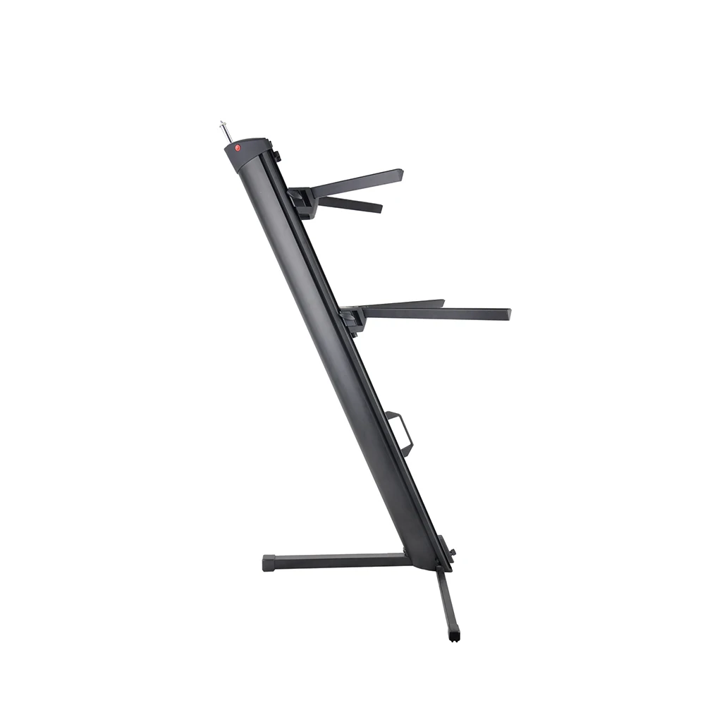 Accuracy Stands KS088 Classic Musical Instrument 2 Tier Column Aluminum Keyboard Stand, Black 
Accuracy Stands KS088 Classic Musical Instrument 2 Tier Column Aluminum Keyboard Stand, Black