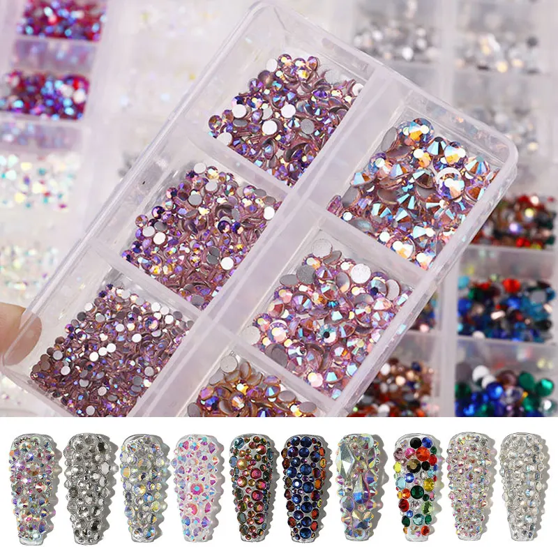 Whole sale diamond nail art Crystal gems Round flat bottom 3d multi colors nail rhinestones DIY Nail Art Decoration
Whole sale diamond nail art Crystal gems Round flat bottom 3d multi colors nail rhinestones DIY Nail Art Decoration