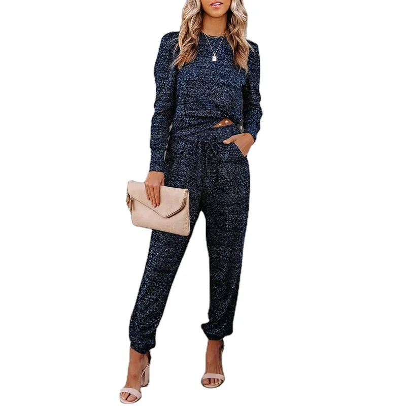 2021 New Women Solid Color Long-sleeve Sweater Shirt Pants 2pc Set O-neck Casual Suit Outfit Street Wear
2021 New Women Solid Color Long-sleeve Sweater Shirt Pants 2pc Set O-neck Casual Suit Outfit Street Wear