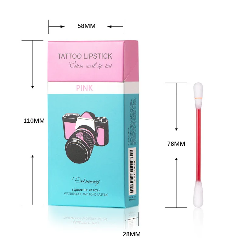 New Arrival Top Selling List Products Long Lasting Cotton Swab Lipstick Tattoo, Colorful
New Arrival Top Selling List Products Long Lasting Cotton Swab Lipstick Tattoo, Colorful