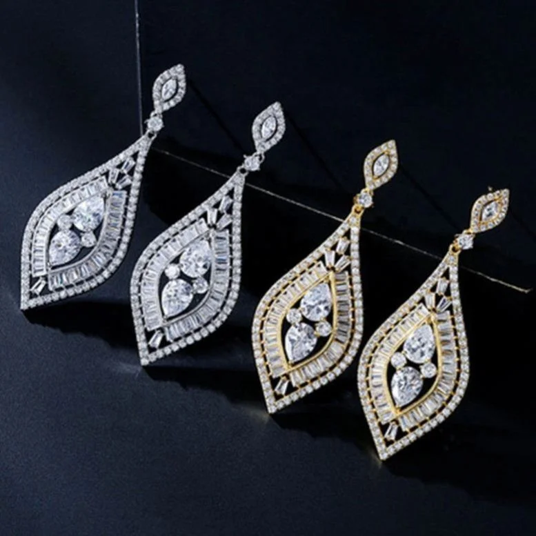Fashion Cutout Diamond Earrings Personalized Simple Women's Earrings by JH, Picture
Fashion Cutout Diamond Earrings Personalized Simple Women's Earrings by JH, Picture