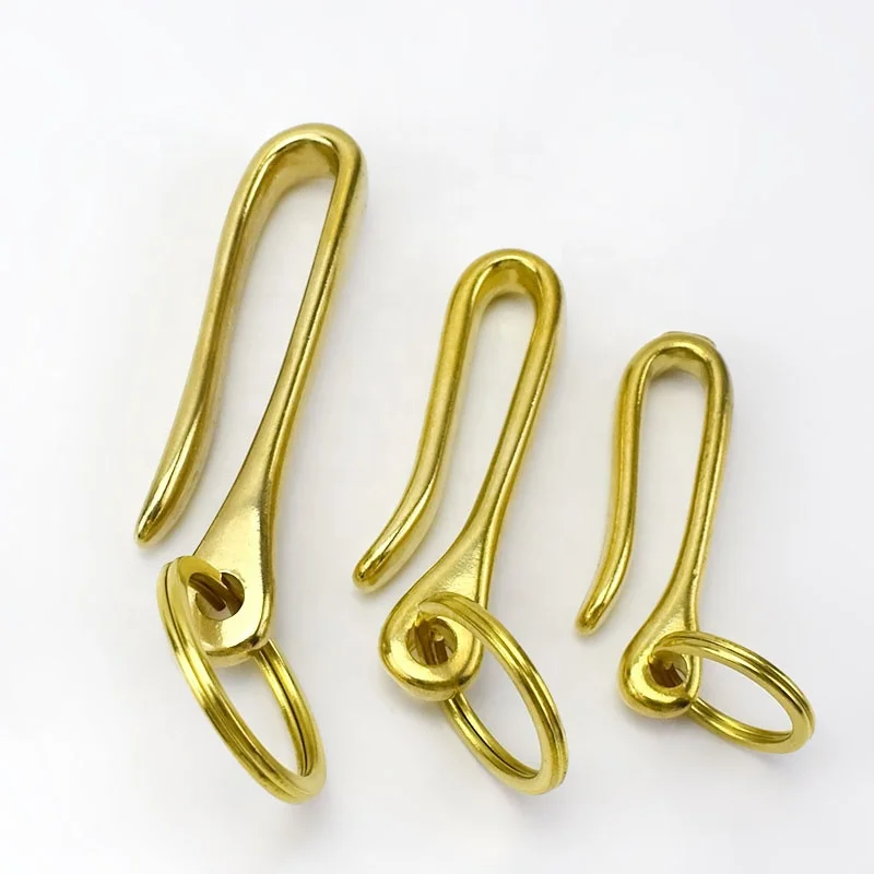 Meetee AP155 Solid Brass Hook with Key Ring U-shaped Key Chain Belt Buckle Luggage Accessories Keychain Brass Dog Hooks, Gold
Meetee AP155 Solid Brass Hook with Key Ring U-shaped Key Chain Belt Buckle Luggage Accessories Keychain Brass Dog Hooks, Gold
