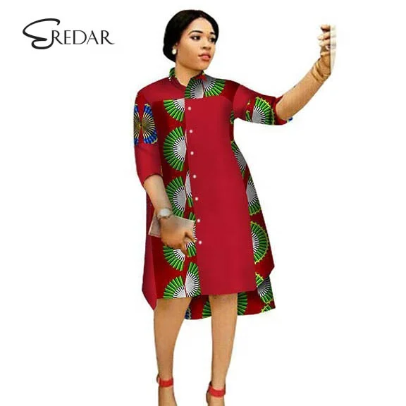 Factory Custom Fashion Design Nice Women Maxi African Dresses Three-quter Sleeve Plus Size Print Dress, As pictures& customized
Factory Custom Fashion Design Nice Women Maxi African Dresses Three-quter Sleeve Plus Size Print Dress, As pictures& customized